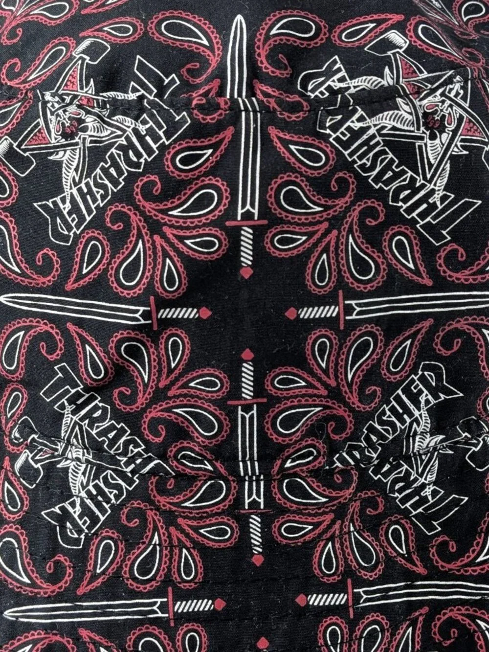 NEW Thrasher Magazine Bandana Bucket Hat